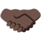 Handshake - Black emoji on Google